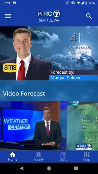 KIRO 7 PinPoint Weather App Screenshot 2