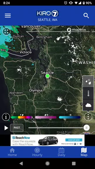 KIRO 7 PinPoint Weather App Screenshot 3