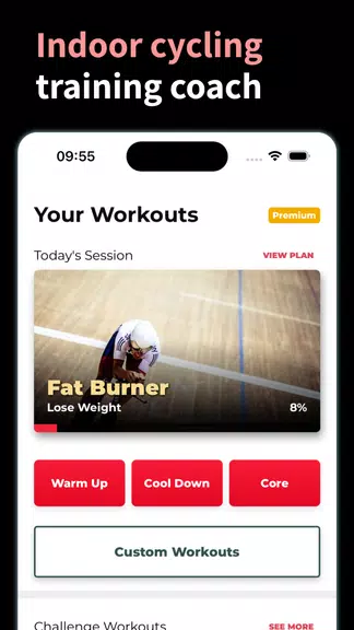 Exercise Bike Workout: Cycling Screenshot 1