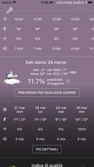 Rome Weather Forecast Screenshot 2