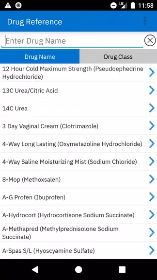 Micromedex Drug Reference Screenshot 1