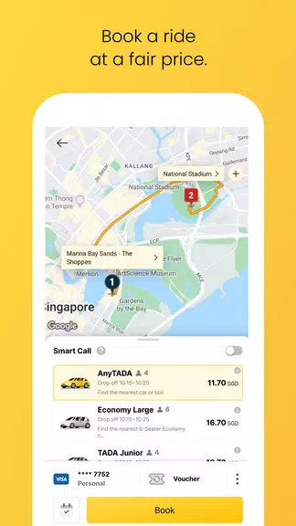 TADA - Taxi, Cab, Ride Hailing Screenshot 4