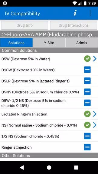 Micromedex IV Compatibility Screenshot 3