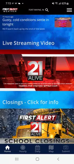 21Alive First Alert Weather Screenshot 3