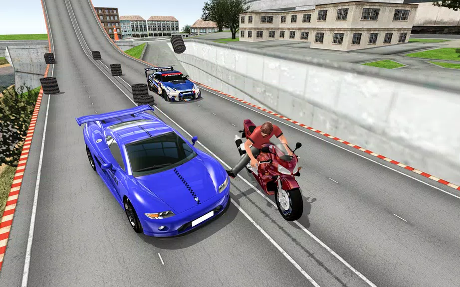 Car vs. Heavy Bike Racing Screenshot 2