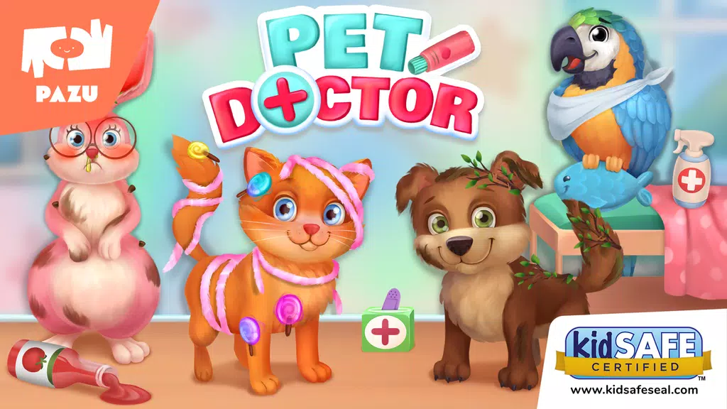 Pet Doctor Care games for kids Screenshot 1 