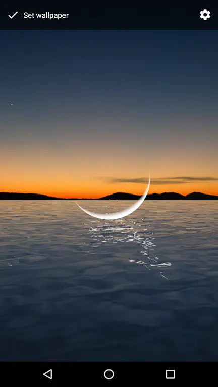 Moon Over Water Live Wallpaper Screenshot 3 