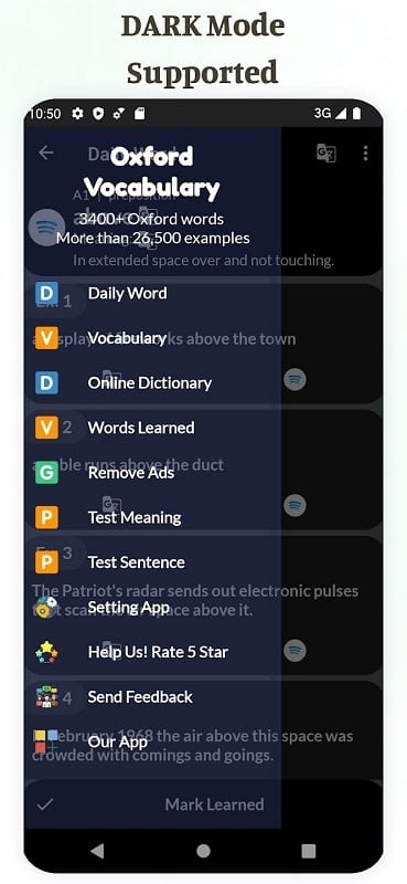 Oxford Vocabulary Screenshot 2