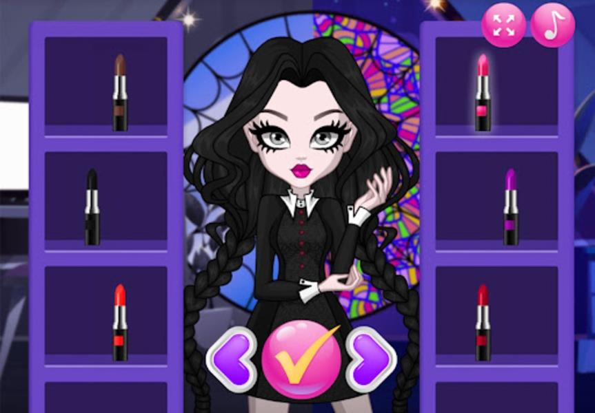 Wednesday Dress Up: Girl Games Screenshot 4