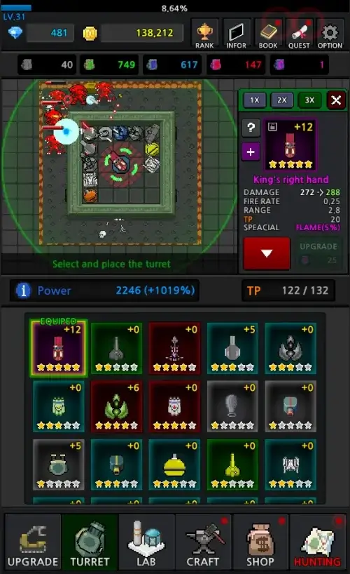 Grow Turret TD : Idle Clicker Screenshot 3