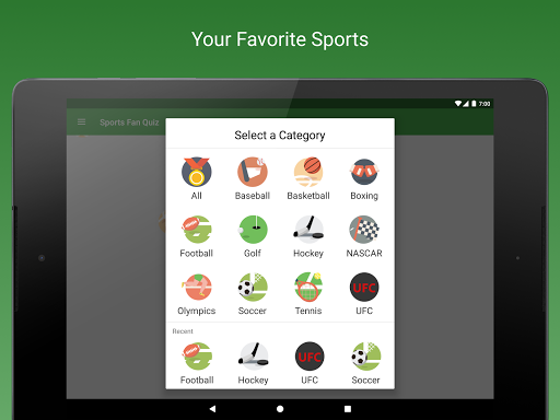 Sports Fan Quiz Screenshot 2