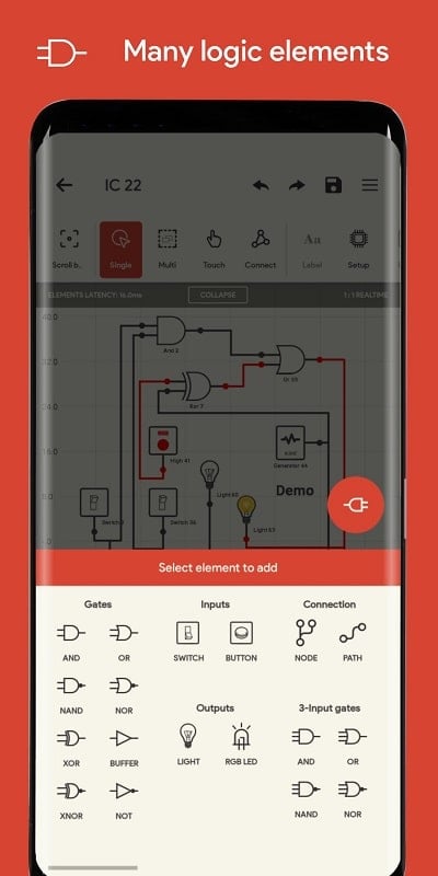 Logic Circuit Simulator Pro Screenshot 3 