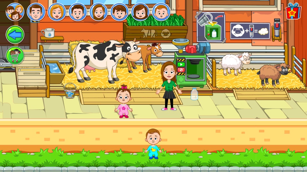 My Town Farm Animal game Screenshot 2