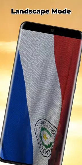 Paraguay Flag Live Wallpaper Screenshot 3