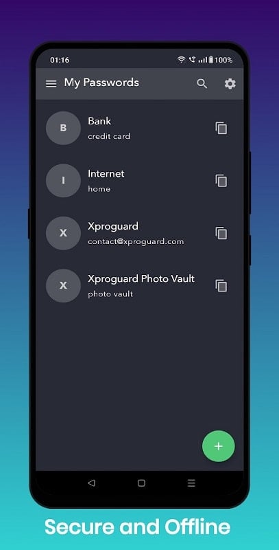 Xproguard Password Manager Screenshot 2