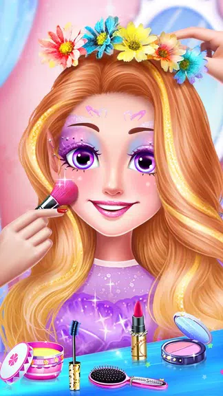 Rainbow Princess Makeup Screenshot 4