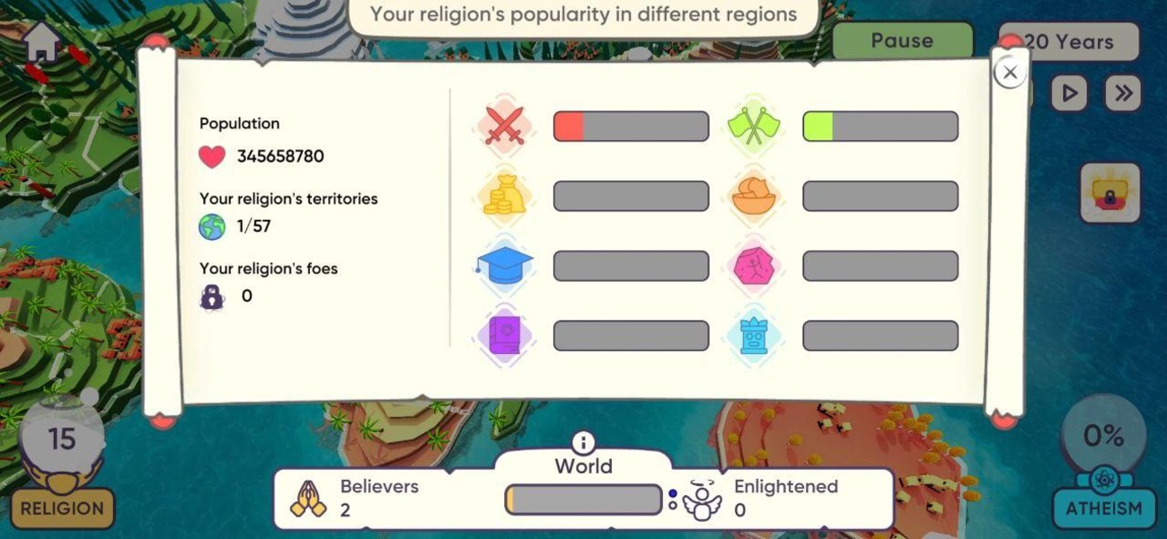 Religion Inc. The game god sim Screenshot 5