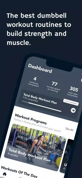 Dumbbell Workout Plan Screenshot 1