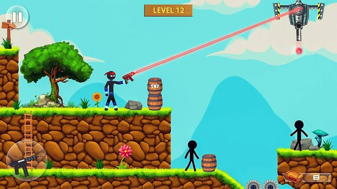 Stick Man: Shooting Game Screenshot 2