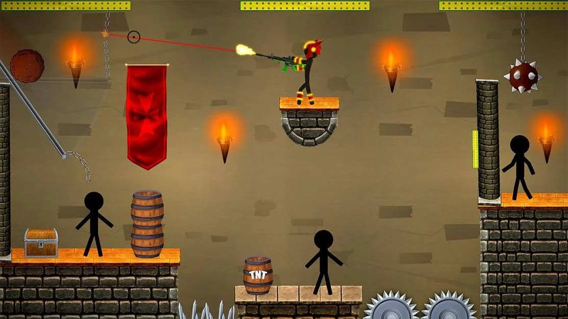 Stick Man: Shooting Game Screenshot 1