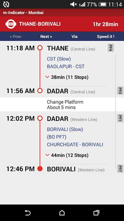 m-Indicator: Mumbai Local Screenshot 6