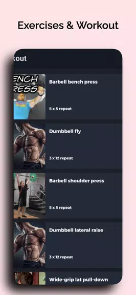 GYM Workouts: Build Muscle Screenshot 3