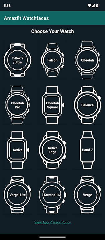 Watchfaces for Amazfit Watches Screenshot 1