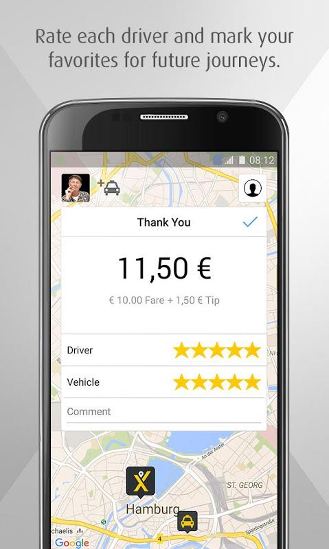 FREENOW - Taxi and more Screenshot 7