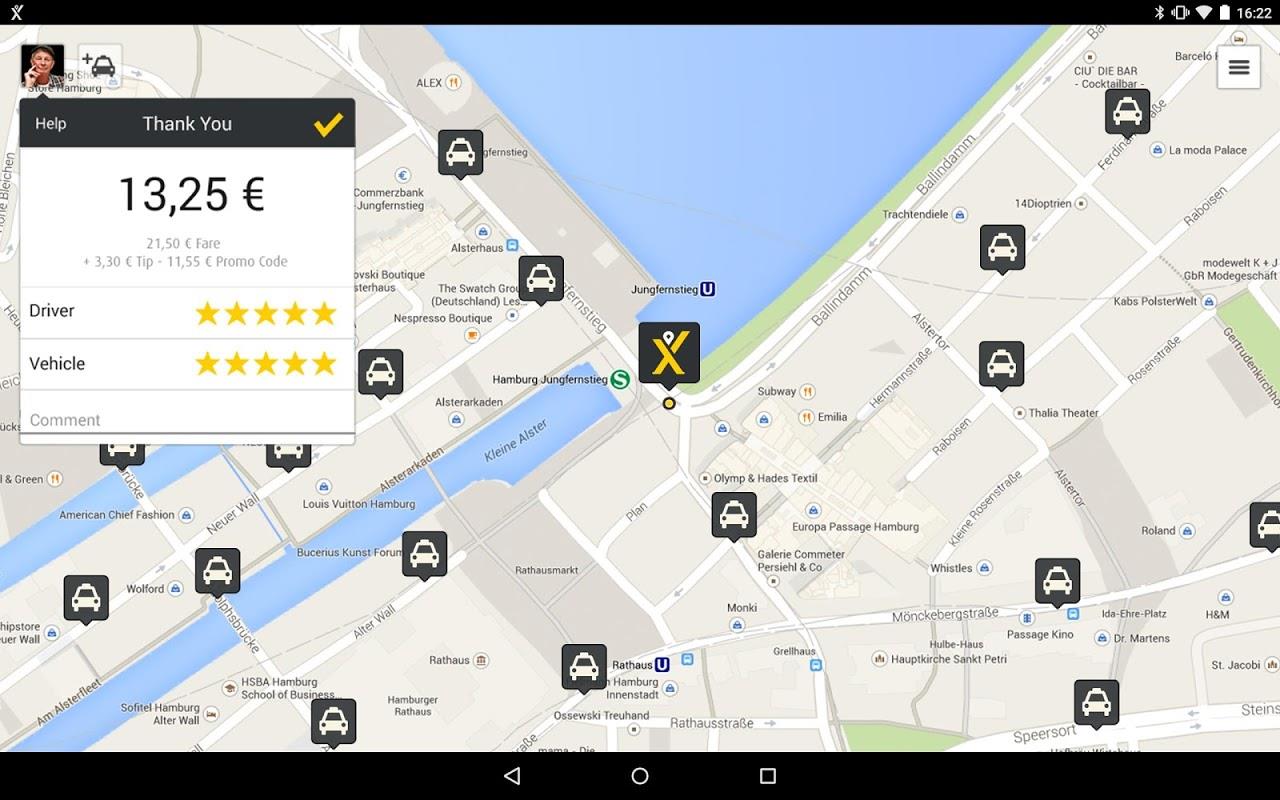 FREENOW - Taxi and more Screenshot 12