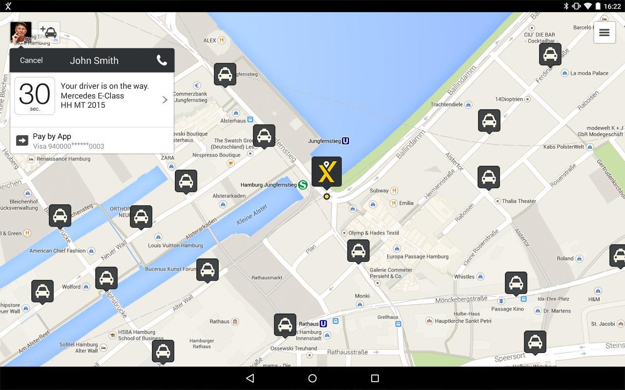 FREENOW - Taxi and more Screenshot 14