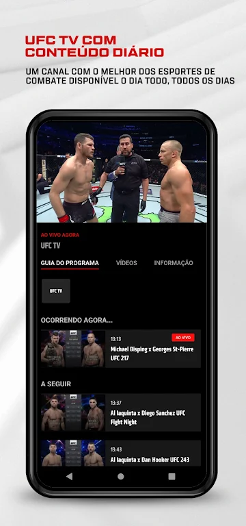 UFC Fight Pass - MMA ao vivo Screenshot 3