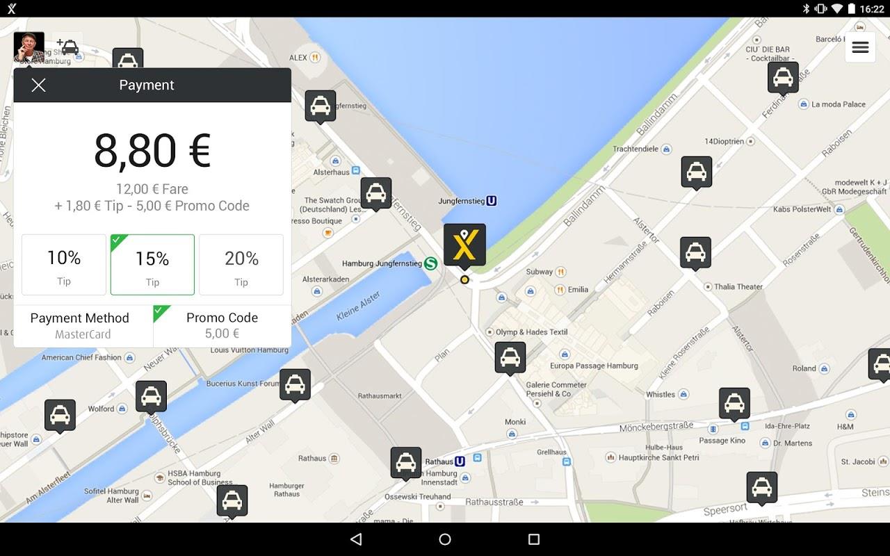 FREENOW - Taxi and more Screenshot 11