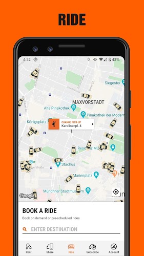 SIXT rent. share. ride. plus. Screenshot 4