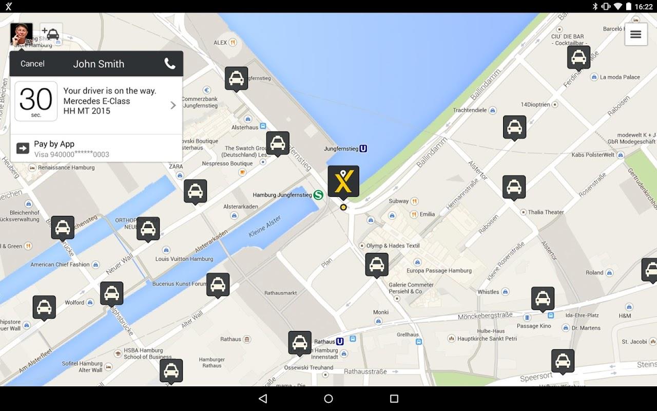 FREENOW - Taxi and more Screenshot 10