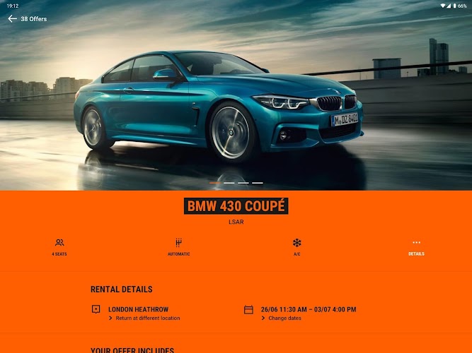 SIXT rent. share. ride. plus. Screenshot 9