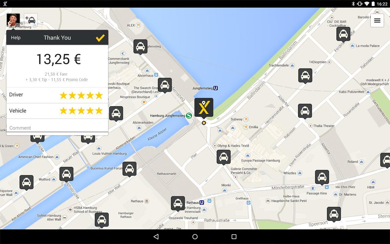 FREENOW - Taxi and more Screenshot 15