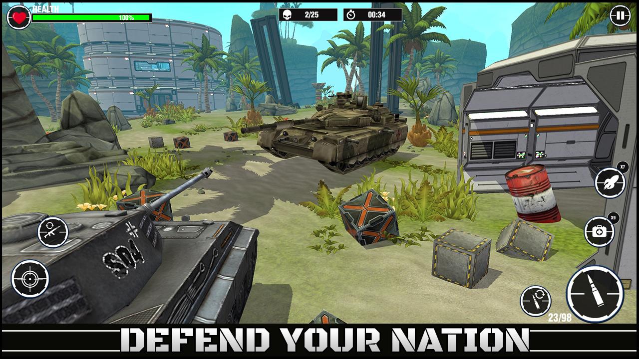 World War Army: Tank War Games Screenshot 3 