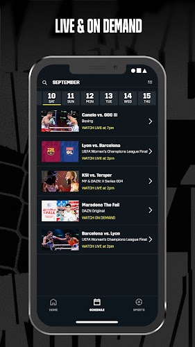 DAZN - Watch Live Sports Screenshot 15