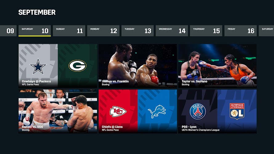 DAZN - Watch Live Sports Screenshot 27