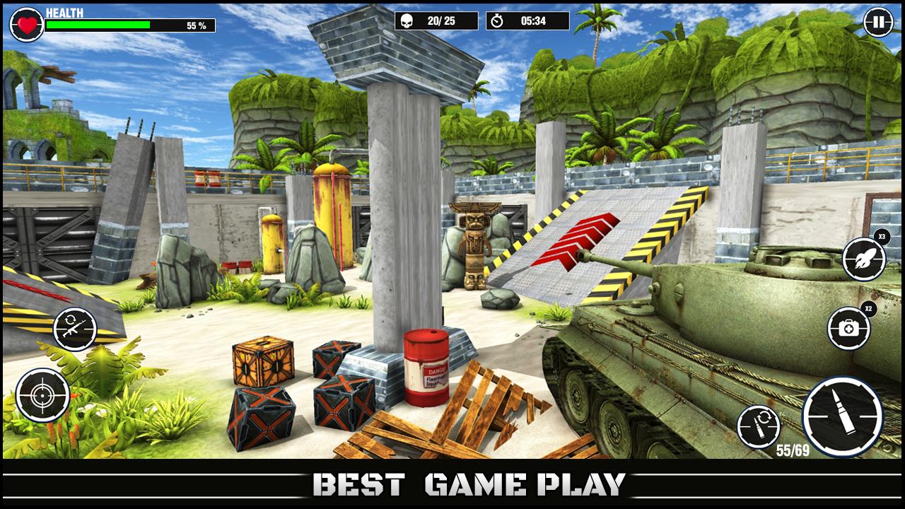 World War Army: Tank War Games Screenshot 2 