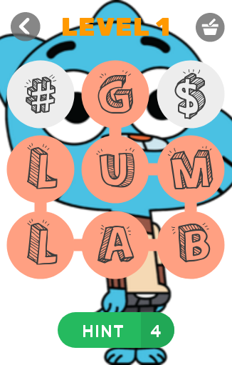 Amazing WORD Gumbal Screenshot 1