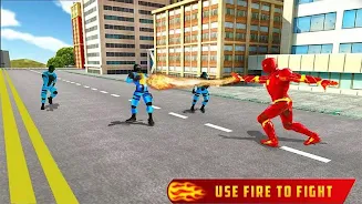 Fire Hero Robot Transform Game Screenshot 4 