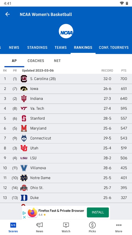 CBS Sports App: Scores & News Screenshot 3 