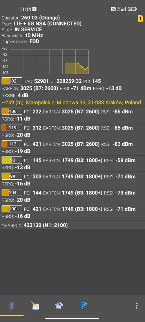 Netmonitor: 5G, Cell & WiFi Screenshot 1 