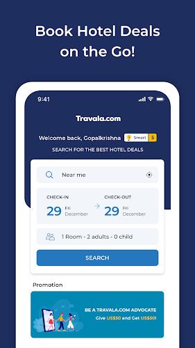 Travala.com: Hotels & Flights Screenshot 1 