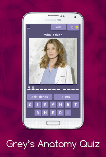 Grey’s Anatomy Quiz - Guess al Screenshot 1