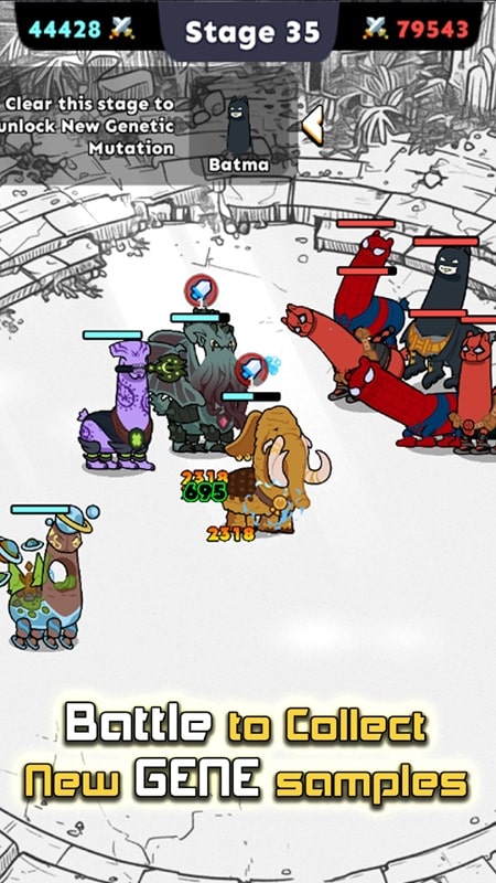 Mutant Llama: IDLE Breed Games Screenshot 3