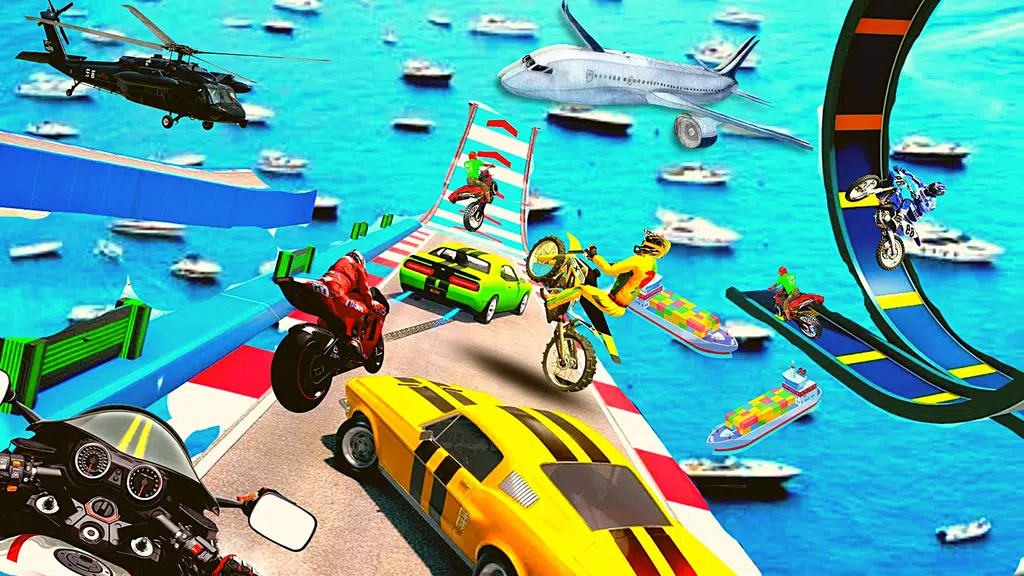 Moto bike driving scooter game Screenshot 1 