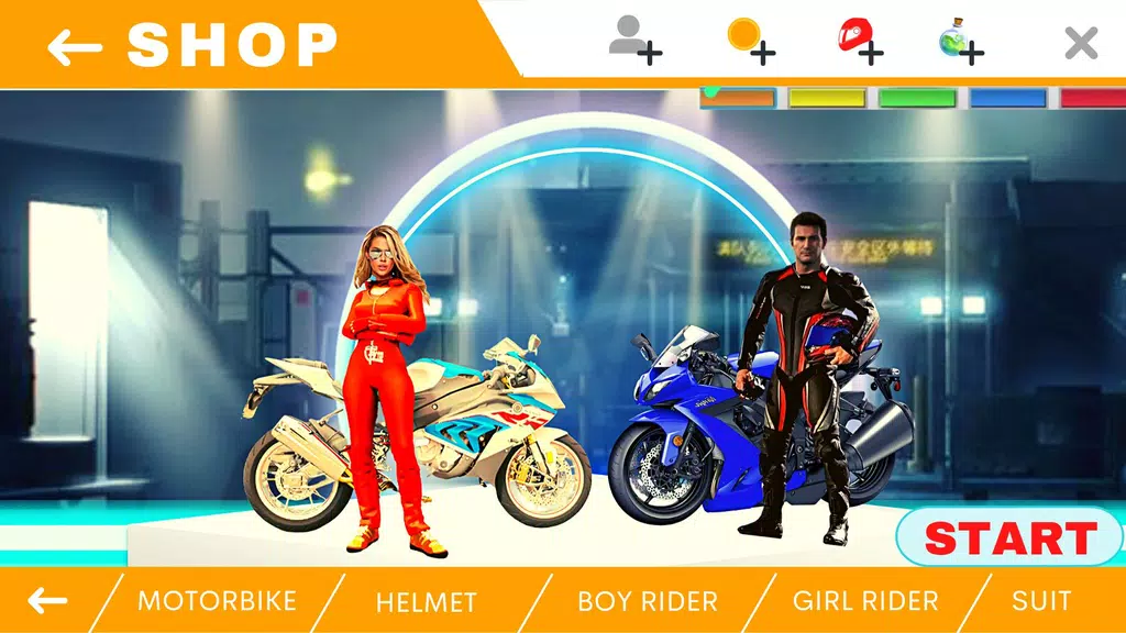 Moto bike driving scooter game Screenshot 4 