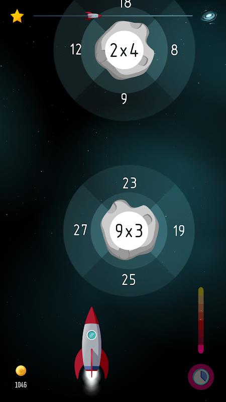 Space Math: Times Tables Games Screenshot 4